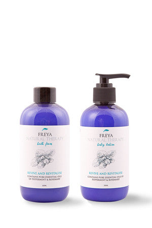 Revive and Revitalise Bath Foam and Body Lotion gift set