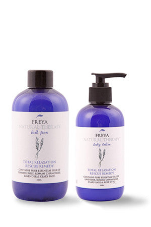 Total Relaxation Bath Foam and Body Lotion gift set